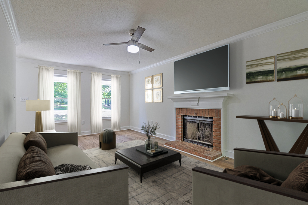 Home and Sky Virtual Staging Example