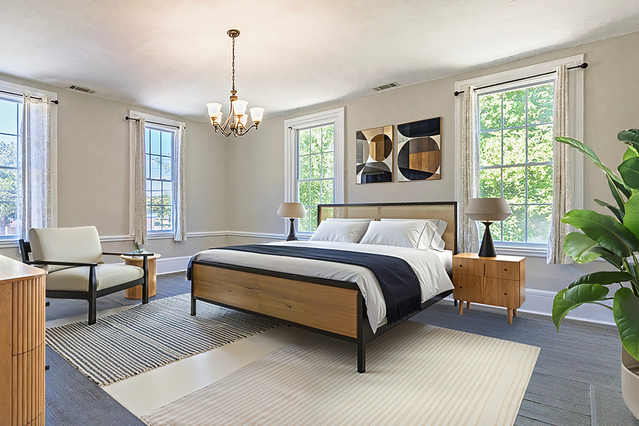 Home and Sky Virtual Staging Example