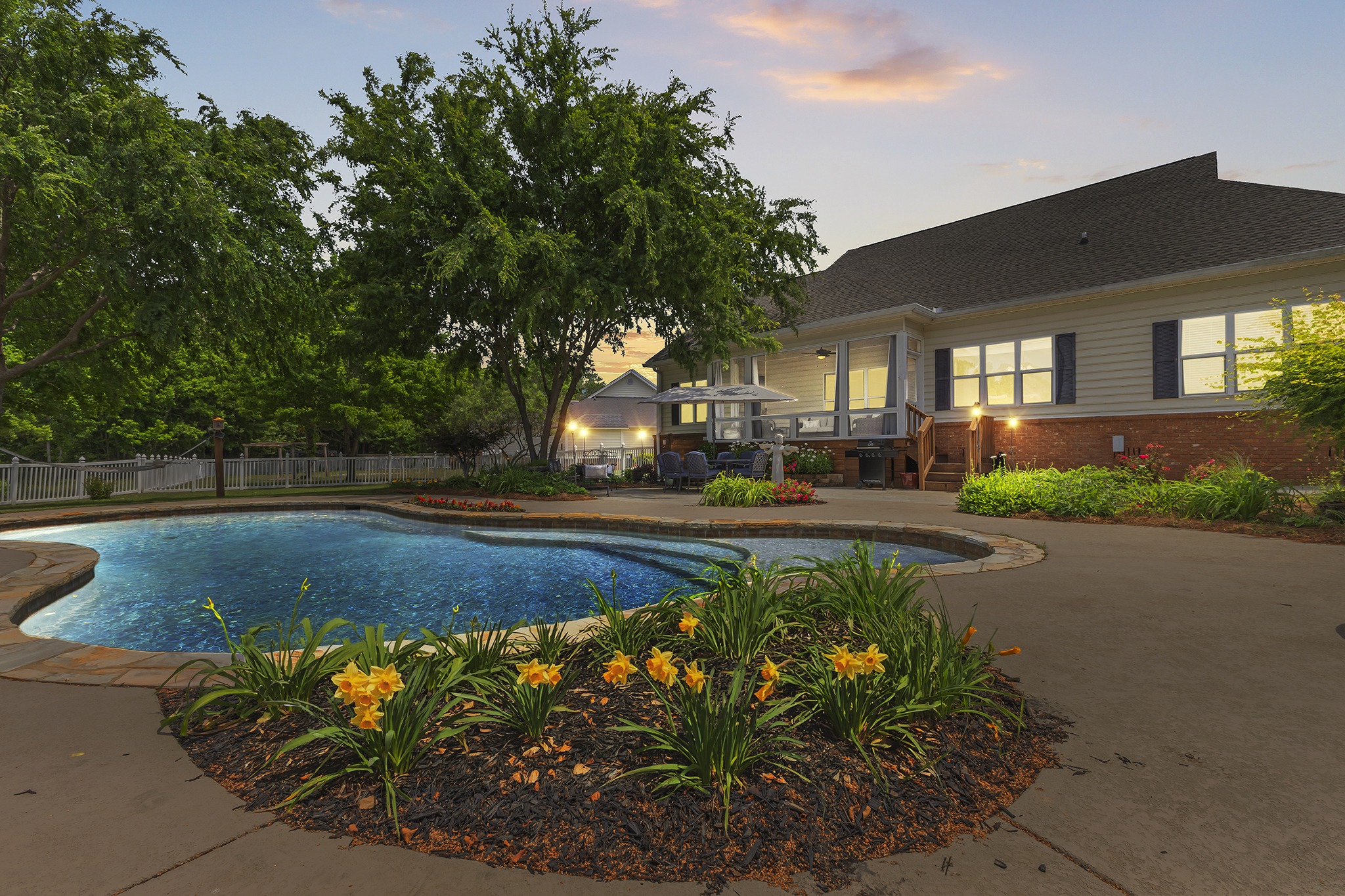 Home and Sky Virtual Staging Example